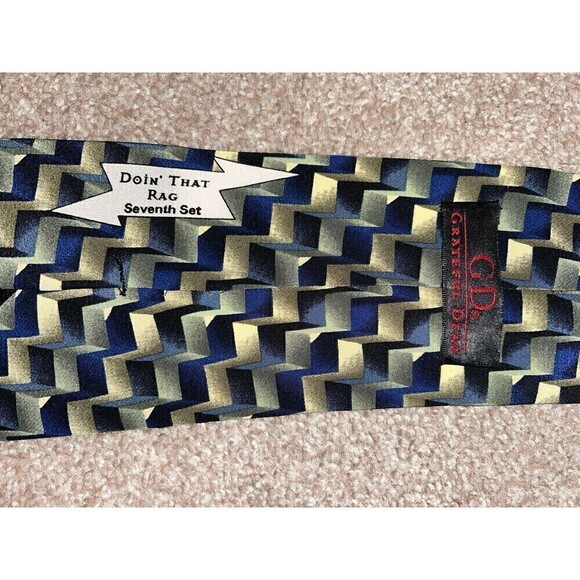 Jerry Garcia Grateful Dead Silk Tie Doing That Rag Seventh Set - Picture 5 of 7